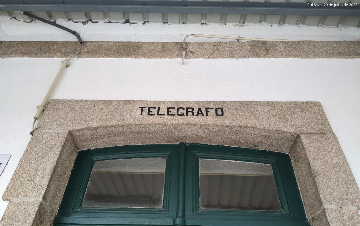 Telégrafo na Estação Ferroviária do Tua