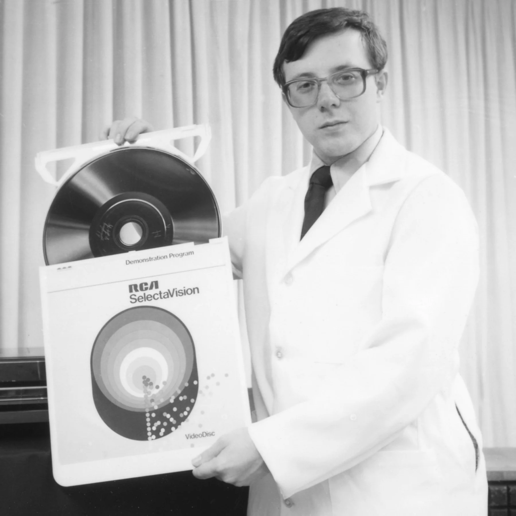 A RCA passou duas décadas a desenvolver o seu sistema de vídeo doméstico, mas, no final, o SelectaVision perdeu a corrida para o VHS e os gravadores de vídeo. (Imagem: Hagley Museum and Library)